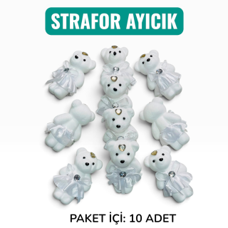 6069-8 STRAFOR AYICIK-11CM-BEYAZ-10LU