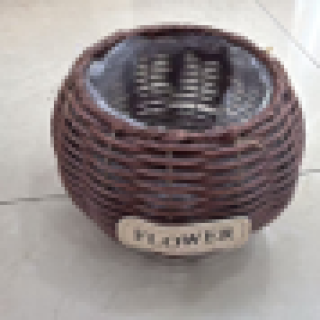 BAMBU SEPET - 12*11-KAHVE