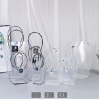 BORU SAPLI PVC  ÇANTA-24/11*12/11*26 cm-10LU