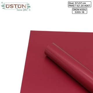 BUKETLİK ÇİÇEK AMB - 20 ADET - [BORDO]