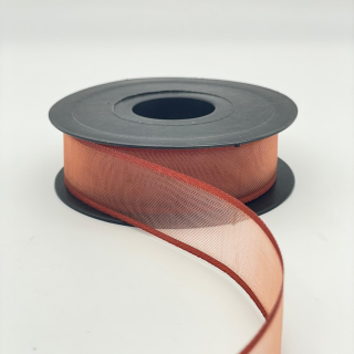 KURDELE ŞİFON 2,5CM*20M-KAHVERENGİ