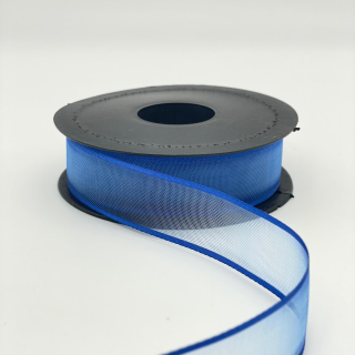 KURDELE ŞİFON 2,5CM*20M-SAKS MAVİ