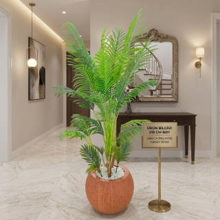 PLASTİK FLORİA250 SAKSILI-6009 PALMİYE 24 YPR.-210CM