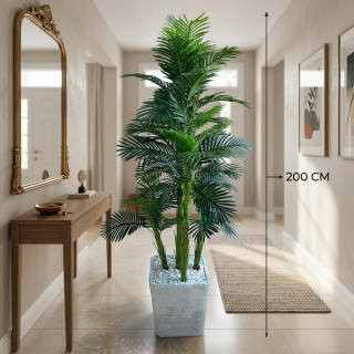 PLASTİK NİLA300 SAKSILI 1114 PALMİYE AĞACI-5 GÖVDELİ-200CM