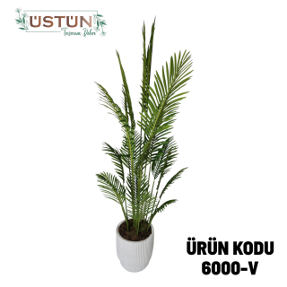 PLASTİK P100SAKSILI- 6000 PALMİYE AĞACI 200CM