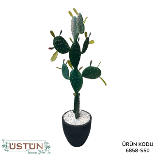 PLASTİK SİLVA40 SAKSILI 6858 KAKTÜS-170 CM