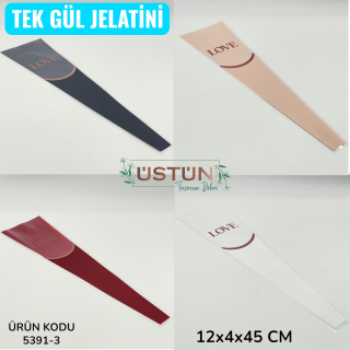 TEK GÜL OPP-12x4x45cm-50 ADET-[LOVE]
